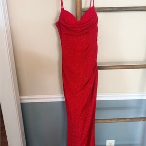 Windsor Red Glitter Dress